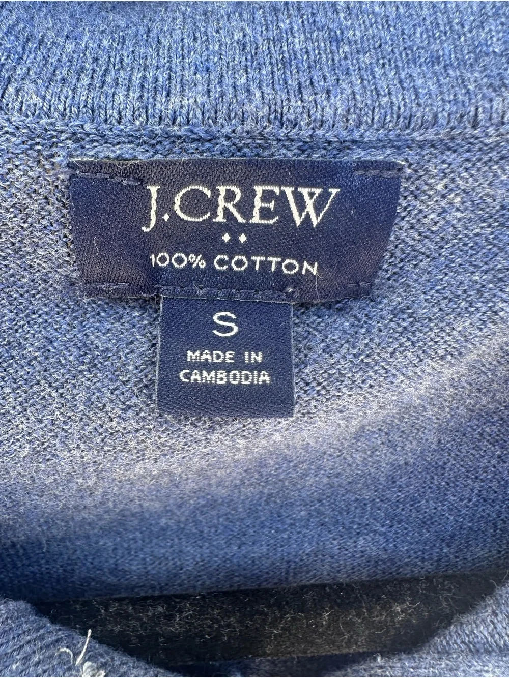 J. Crew Men’s Navy Heather Polo Shirt